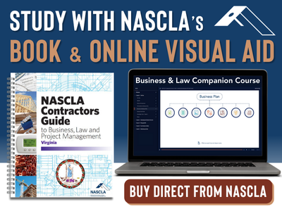 "Study with NASCLA's Contractors Guide and Online Visual Aid"